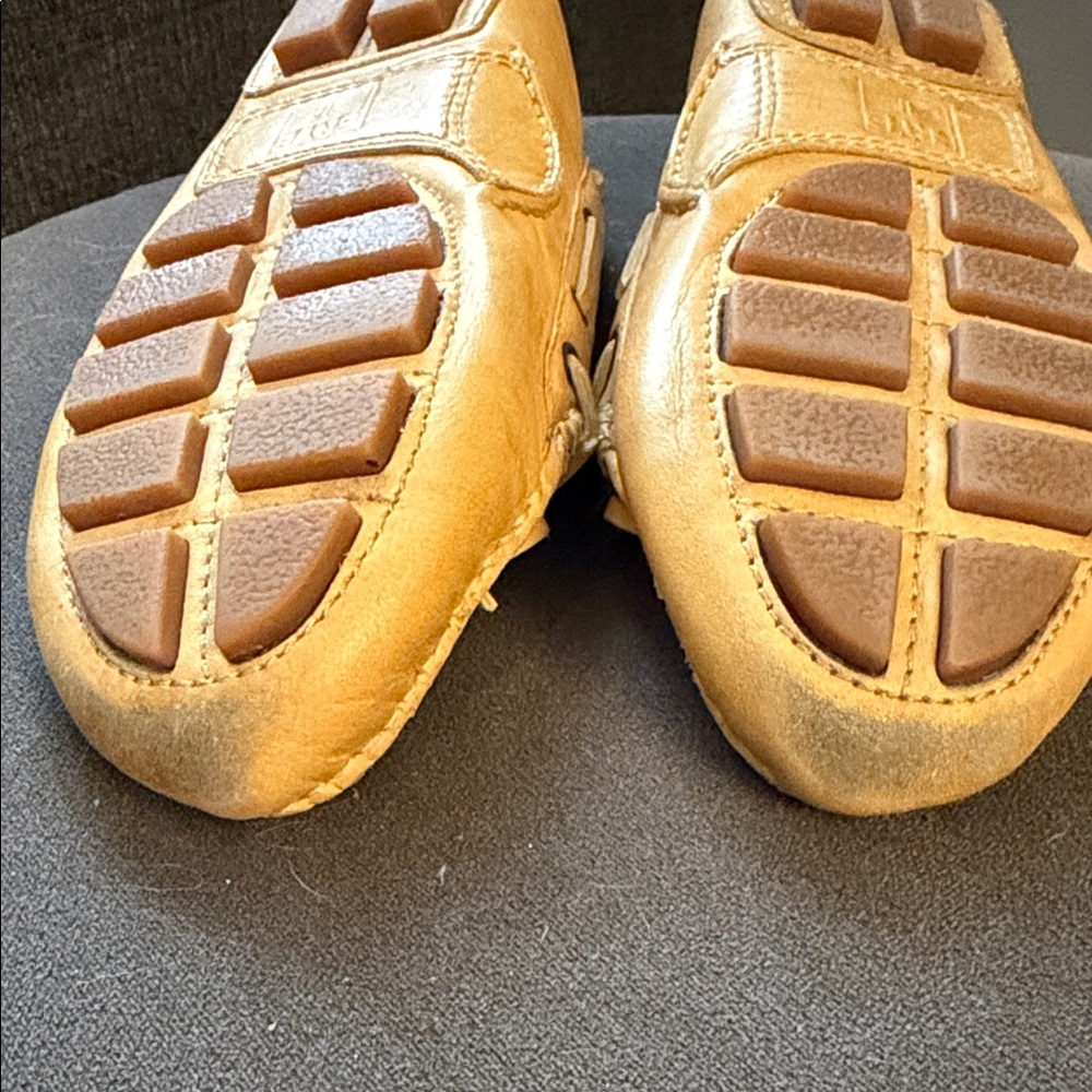 Frye Reagan Campus Driver Banana Womens 7M Leather Moccasin Loafers - Picture 10 of 10
